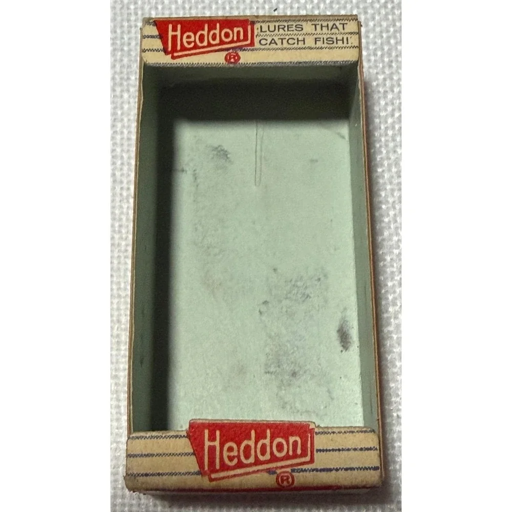 VTG Heddon Tiny Crazy Crawler 320 BWH Fishing Lure with Original Box Black White